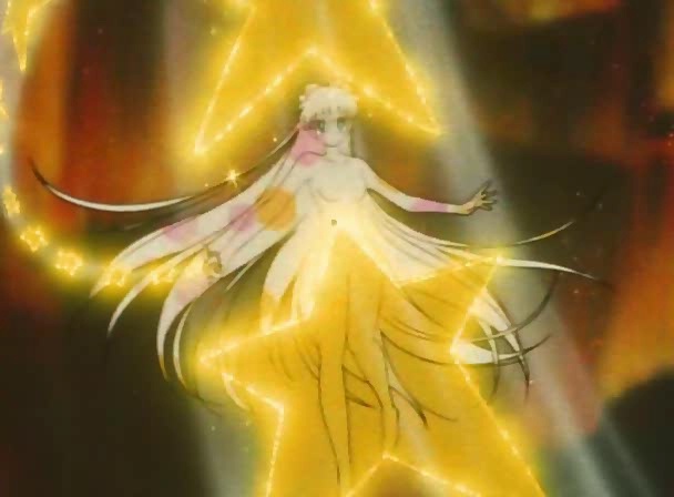 Скриншоты превращения Сейлор Венеры "Venus Crystal Power, Make Up! 